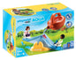 Playmobil 1.2.3 - balancín acuático con regadera
