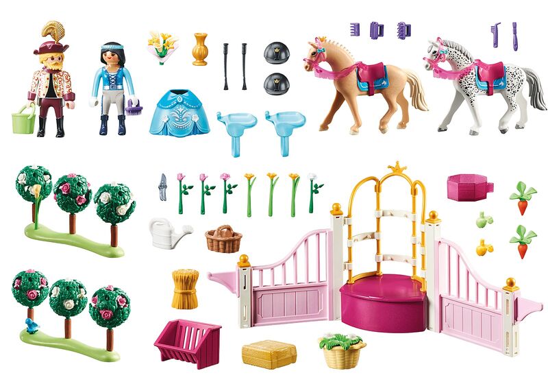 Playmobil - clases de equitación en el establo