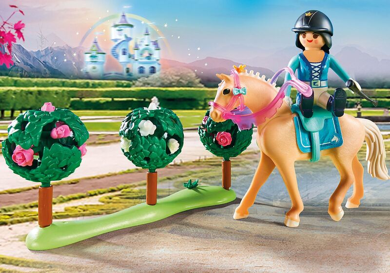Playmobil - clases de equitación en el establo