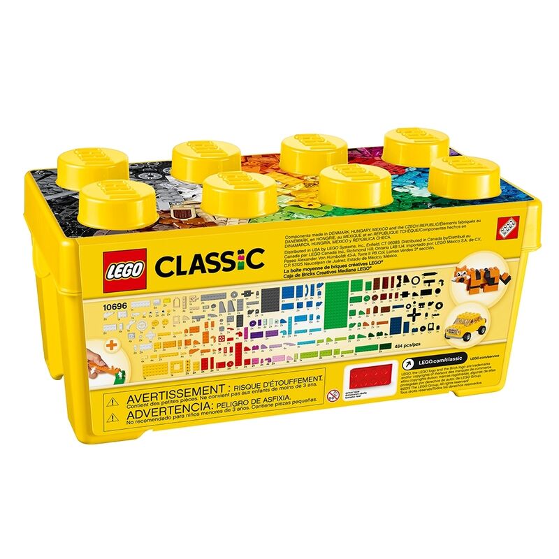 Lego classic - caja de ladrillos creativos mediana
