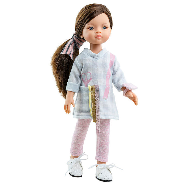 Paola reina - mueca liu costurera (32 cm) 04658 Hover Image