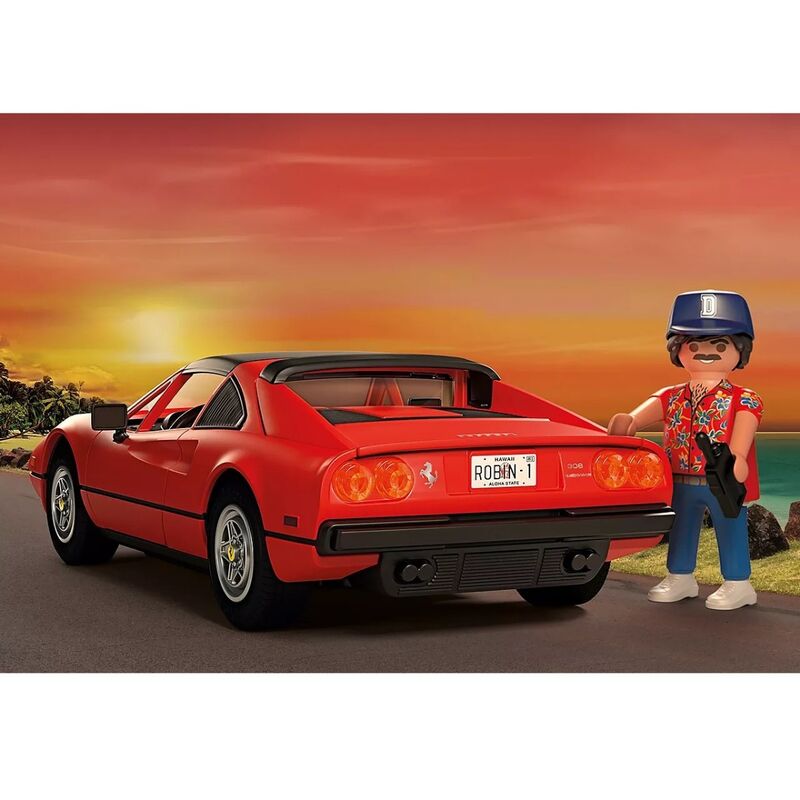 Playmobil - magnum, p.i. ferrari 308 gts quattrovalvole