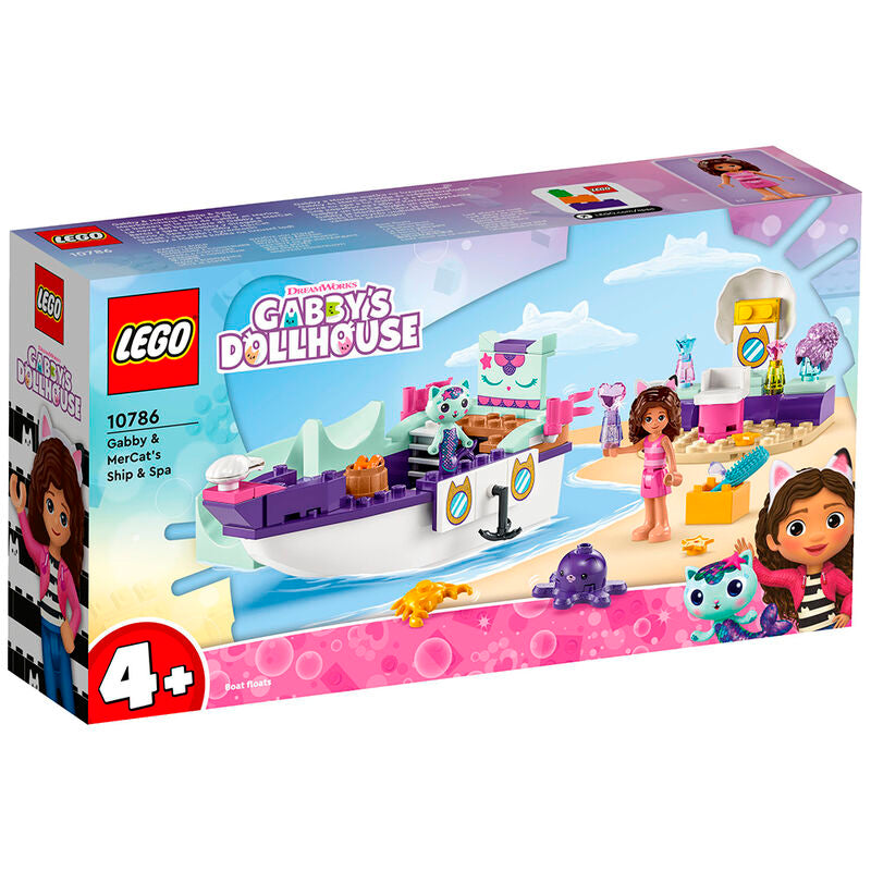 Lego la casa de muecas de gabby - barco y spa de gabby y siregata