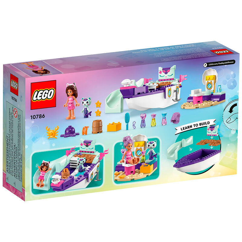 Lego la casa de muecas de gabby - barco y spa de gabby y siregata