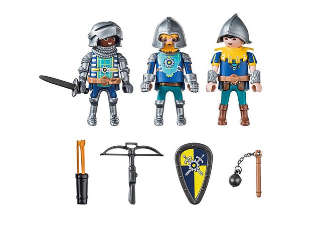 Playmobil - set 3 caballeros de novelmore Main Image
