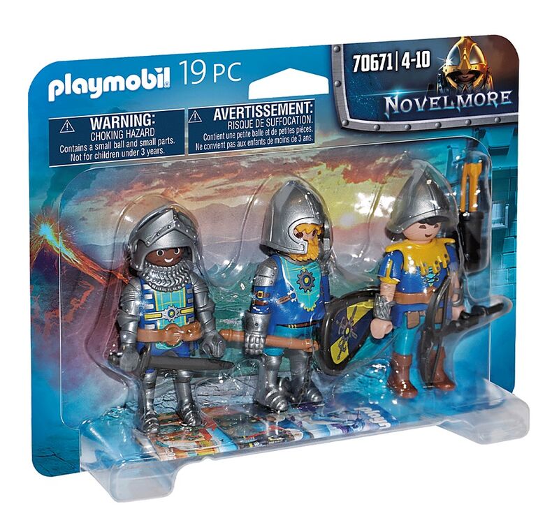 Playmobil - set 3 caballeros de novelmore