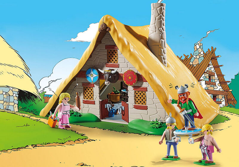 Playmobil astérix - cabaa de abraracúrcix