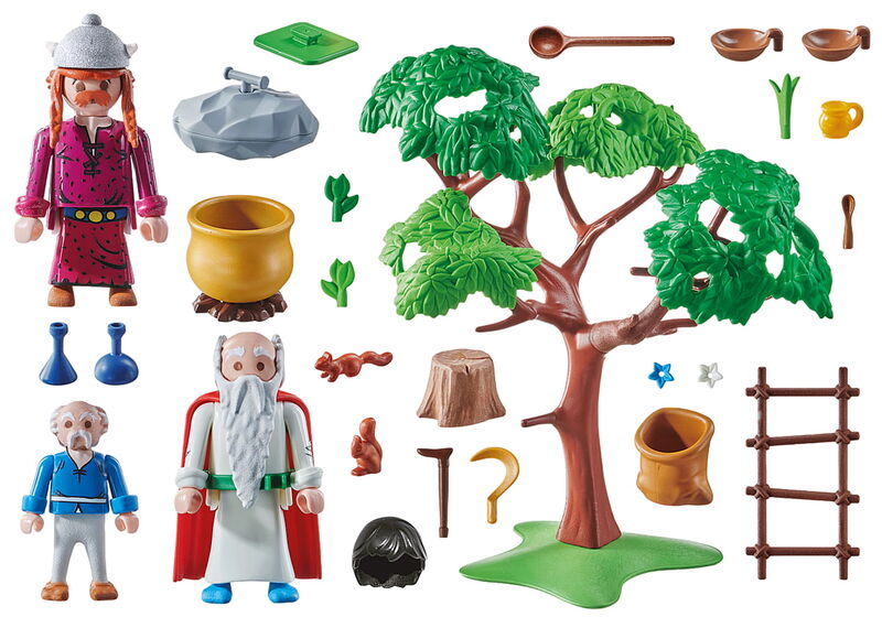 Playmobil Astérix: Panorámix con el caldero de la Poción Mágica