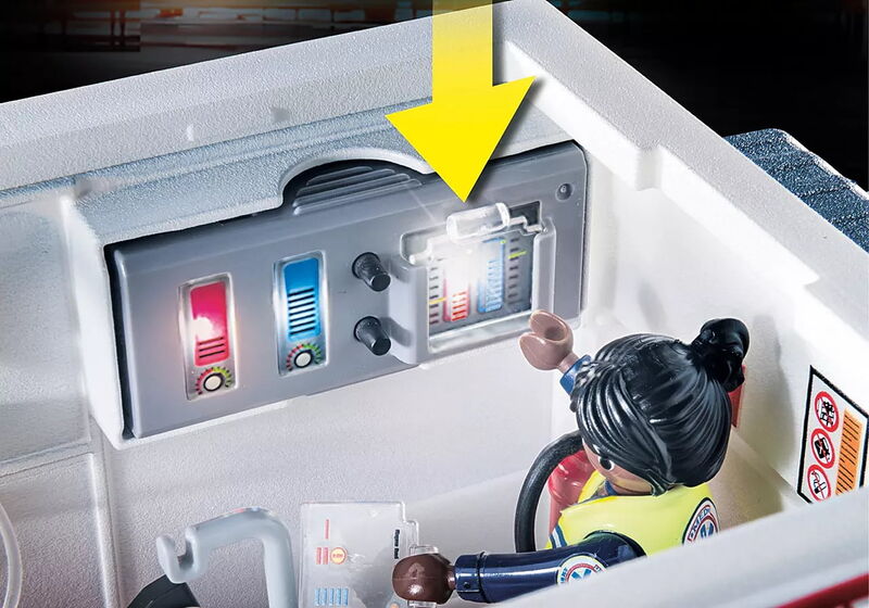 Playmobil - vehículo de rescate: us ambulancia