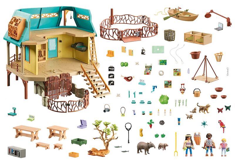 Playmobil wiltopia - centro de cuidados de animales