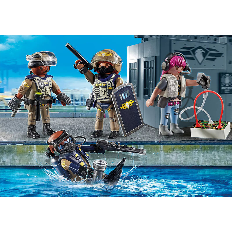 Playmobil Set de Figuras de Fuerzas Especiales