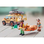 Playmobil wiltopia - vehículo todoterreno con leones