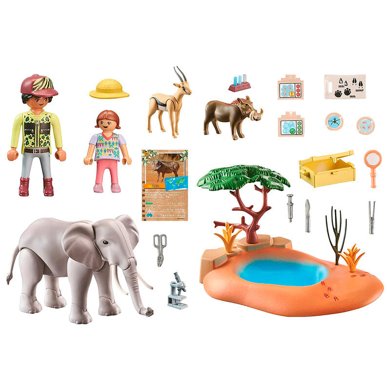 Playmobil Wiltopia - Elefante en la Charca