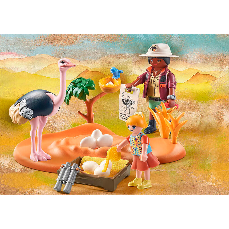 Playmobil Wiltopia - Cuidadores de Avestruces