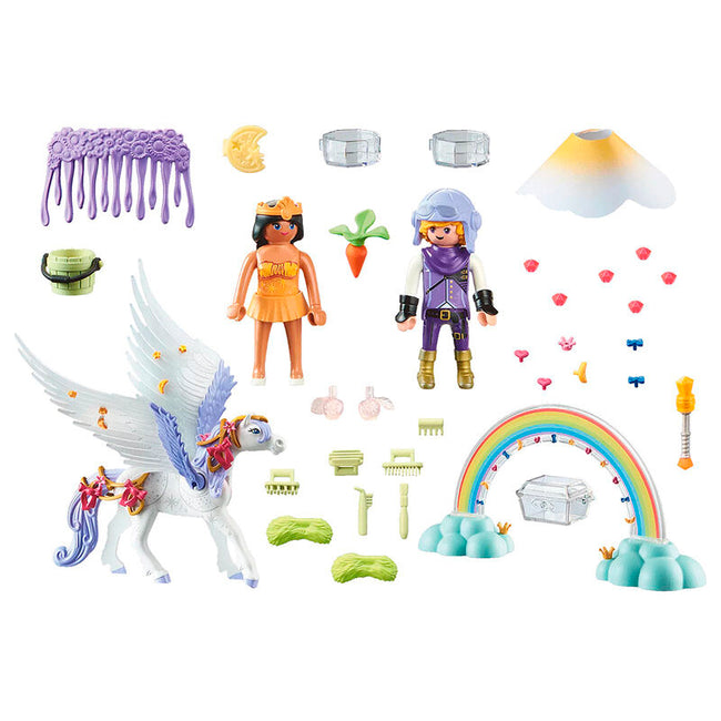 Playmobil princess magic - pegaso con arcoíris en las nubes Main Image