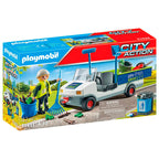 Playmobil - limpieza urbana con coche eléctrico