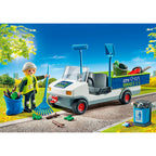 Playmobil - limpieza urbana con coche eléctrico