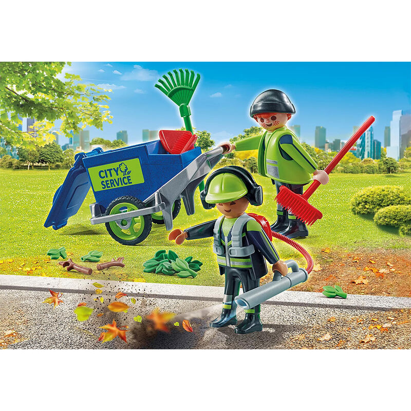 Playmobil Equipo de Limpieza Urbana