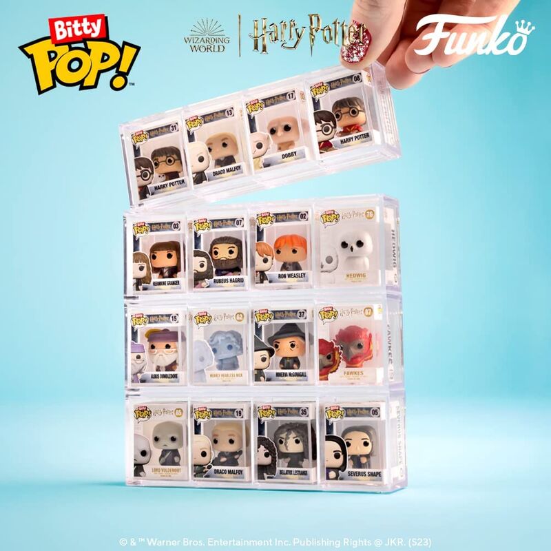 Funko Bitty Pop! Harry Potter - Albus Dumbledore, Nearly Headless Nick, Minerva McGonagall y ?