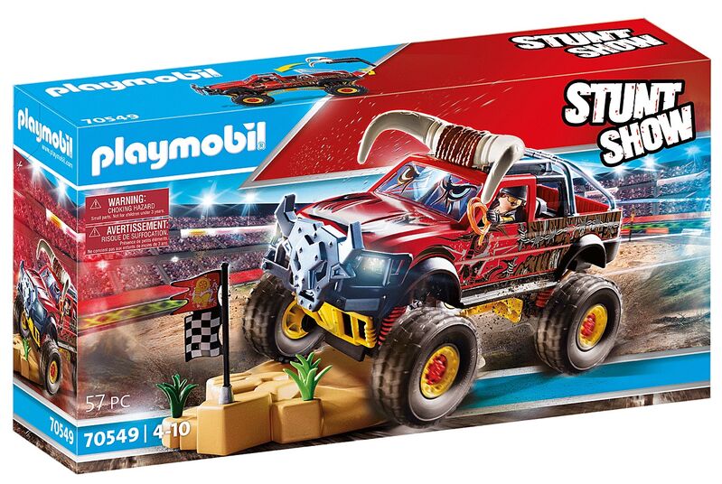 Playmobil  70549 espectáculo acrobático: camión monstruoso toro