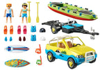 Playmobil - coche de playa con canoa