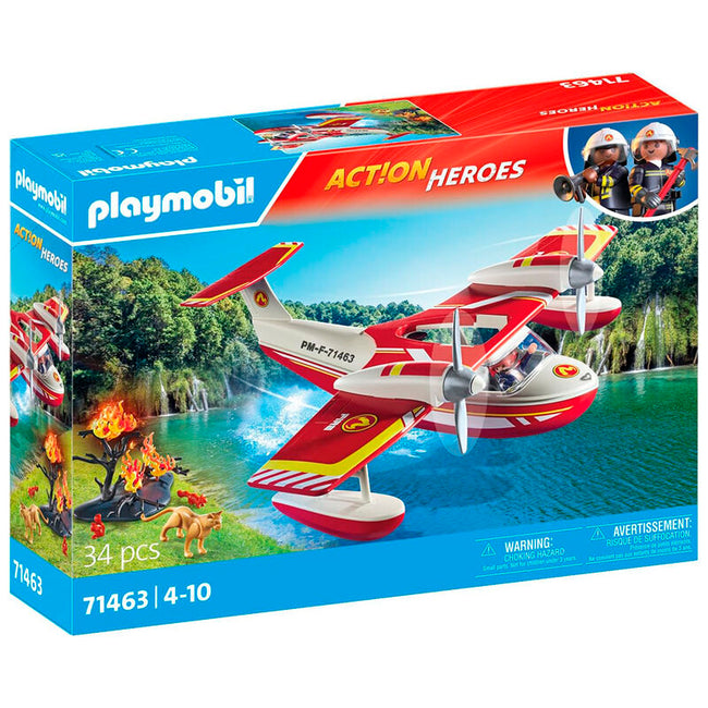 Playmobil - hidroavión de bomberos Hover Image
