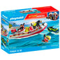 Playmobil - bote de bomberos con moto acuática