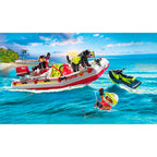 Playmobil - bote de bomberos con moto acuática