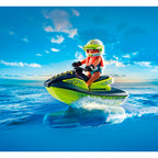Playmobil - bote de bomberos con moto acuática