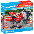 Playmobil - moto de bomberos