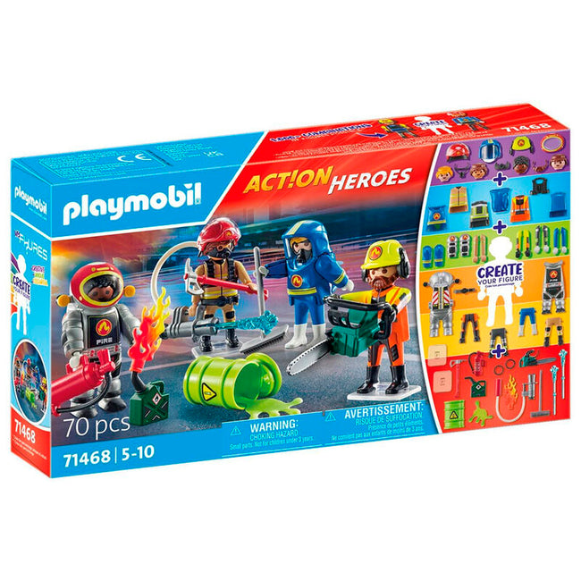 Playmobil my figures - bomberos Hover Image