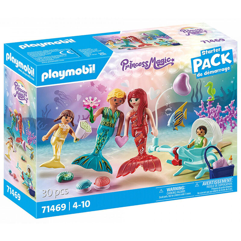 Playmobil princess magic - familia de sirenas