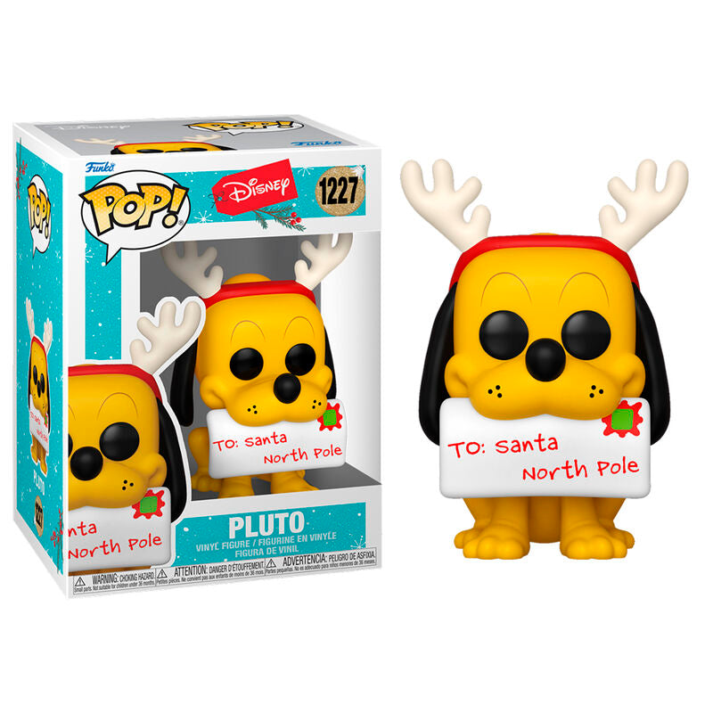 Funko pop! disney holiday - pluto con cartel