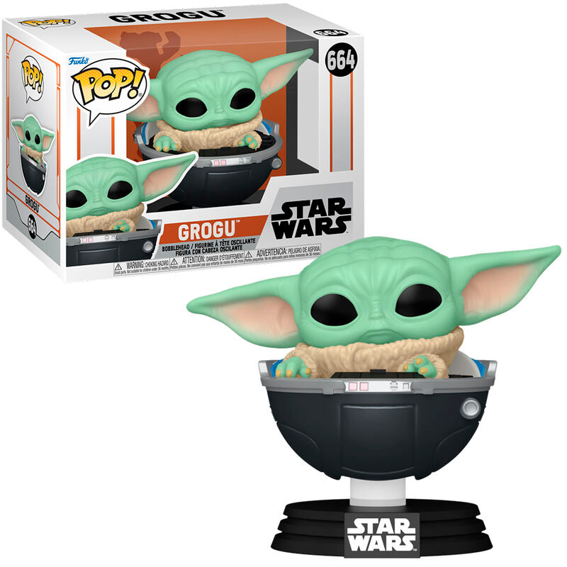 Funko pop! el mandaloriano - grogu en su nave