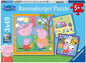 Ravensburger puzle - la familia y los amigos de peppa pig 3x49 piezas
