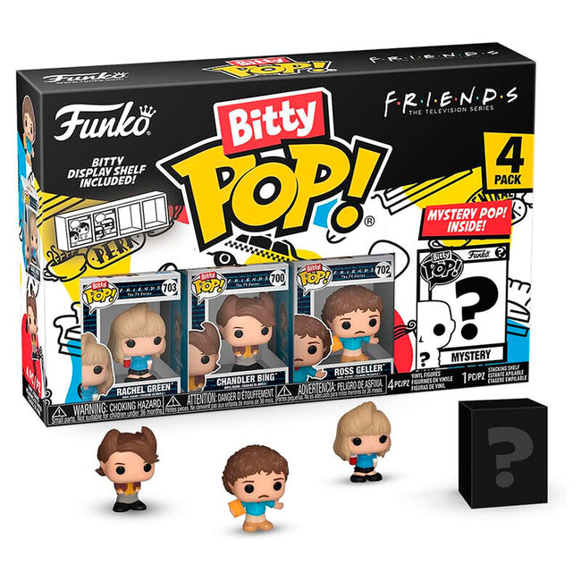 Funko bitty pop! friends - rachel green, chandler bing, ross geller y ? Hover Image