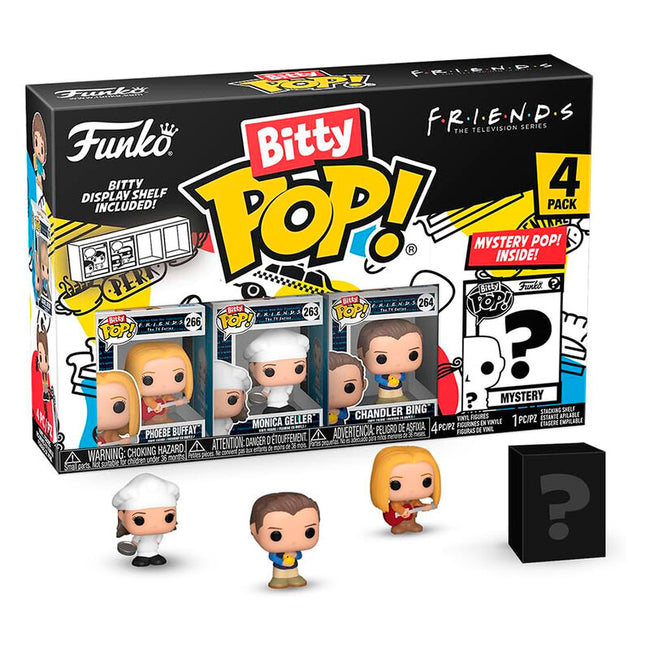 Funko bitty pop! friends - phoebe buffay, monica geller, chandler bing y ? Hover Image