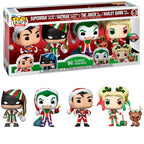 Funko pop! dc holiday - pack de 4 exclusivo