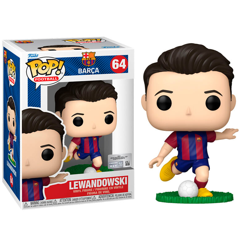 Funko pop! fútbol: fc barcelona - lewandowski