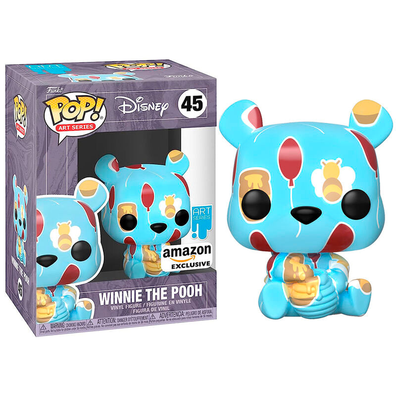 Funko pop! disney - winnie the pooh artístico exclusivo + caja protectora