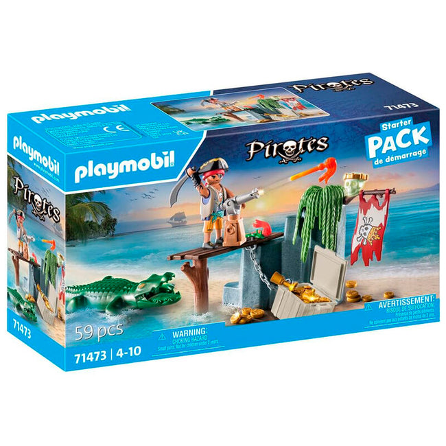 Playmobil - pirata con caimán Hover Image
