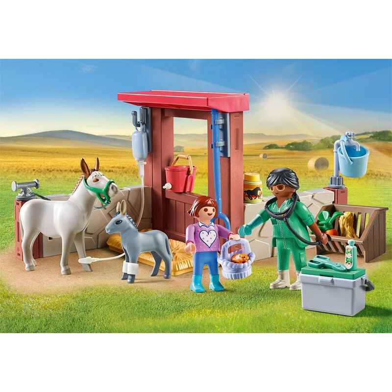 Playmobil - veterinaria de granja