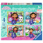 Ravensburger 4 puzles progresivos de la casa de muecas de gabby 12/16/20/24 piezas