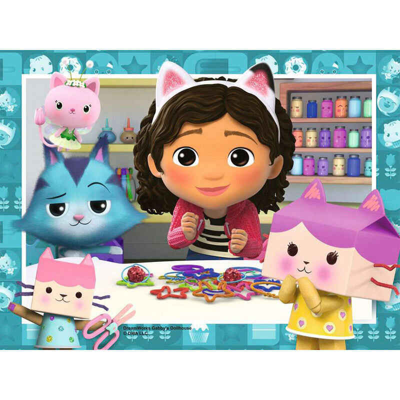 Ravensburger 4 puzles progresivos de la casa de muecas de gabby 12/16/20/24 piezas