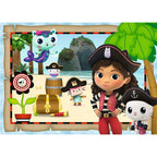 Ravensburger puzle gigante - la casa de muecas de gabby: piratas 24 piezas