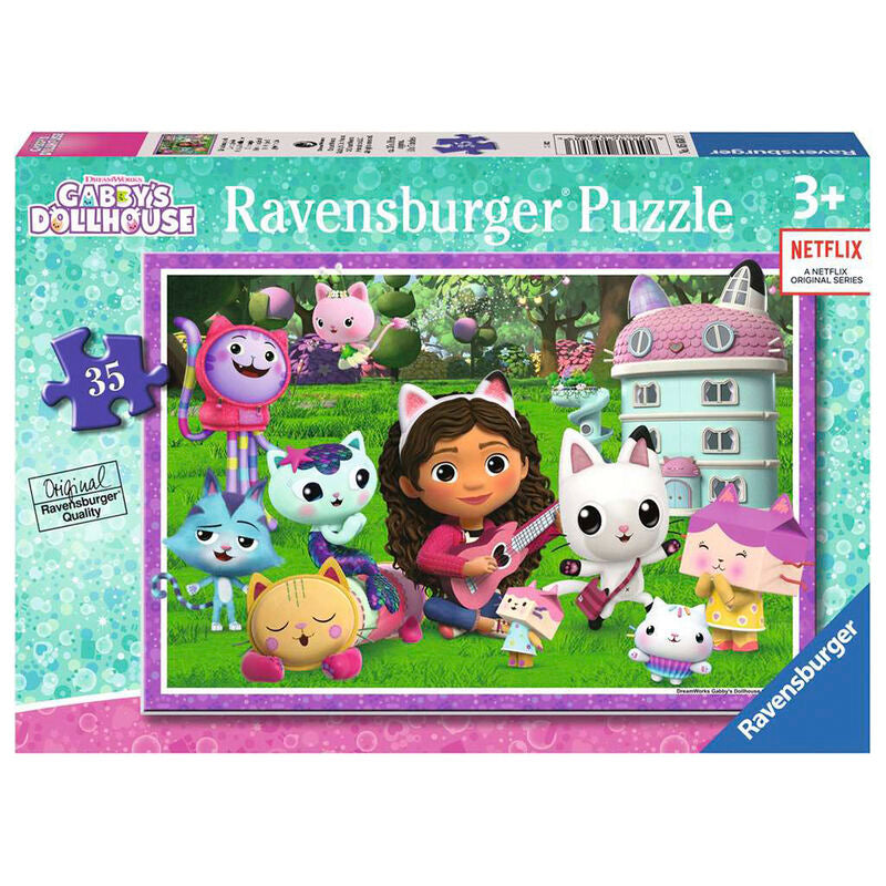 Ravensburger puzle - la casa de muecas de gabby 35 piezas