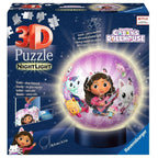 Ravensburger puzle 3d lámpara de noche de la casa de muecas de gabby 72 piezas
