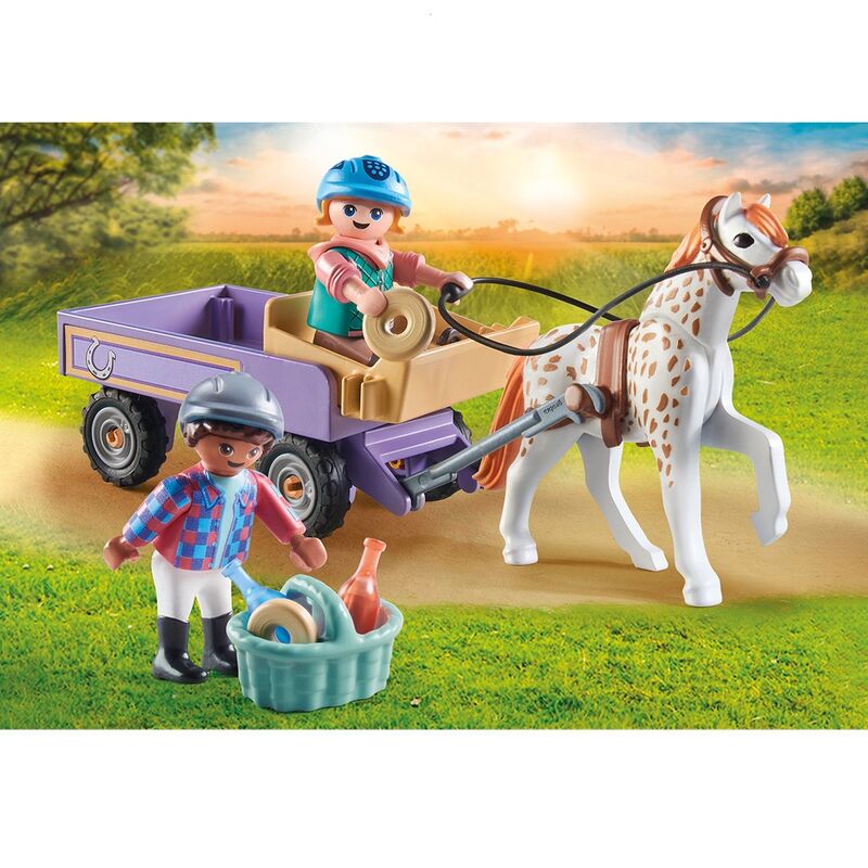 Playmobil - carruaje con poni