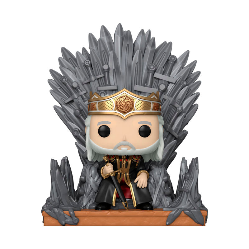 Funko pop! deluxe la casa del dragón s2 - viserys en el trono