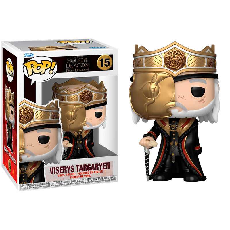 Funko pop! la casa del dragón s2 - viserys con máscara